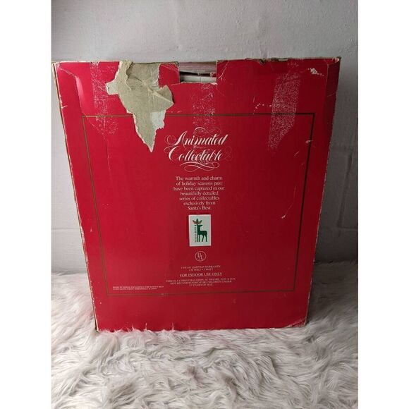 Santa's Best Animated Collectible Santa 18” Santa Claus in Moving Rocking chair - Picture 10 of 16